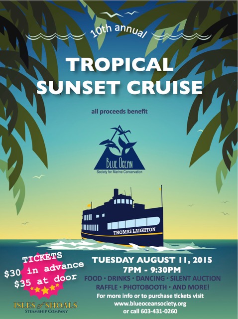 Tropical Sunset Cruise to Benefit Blue Ocean Society Image