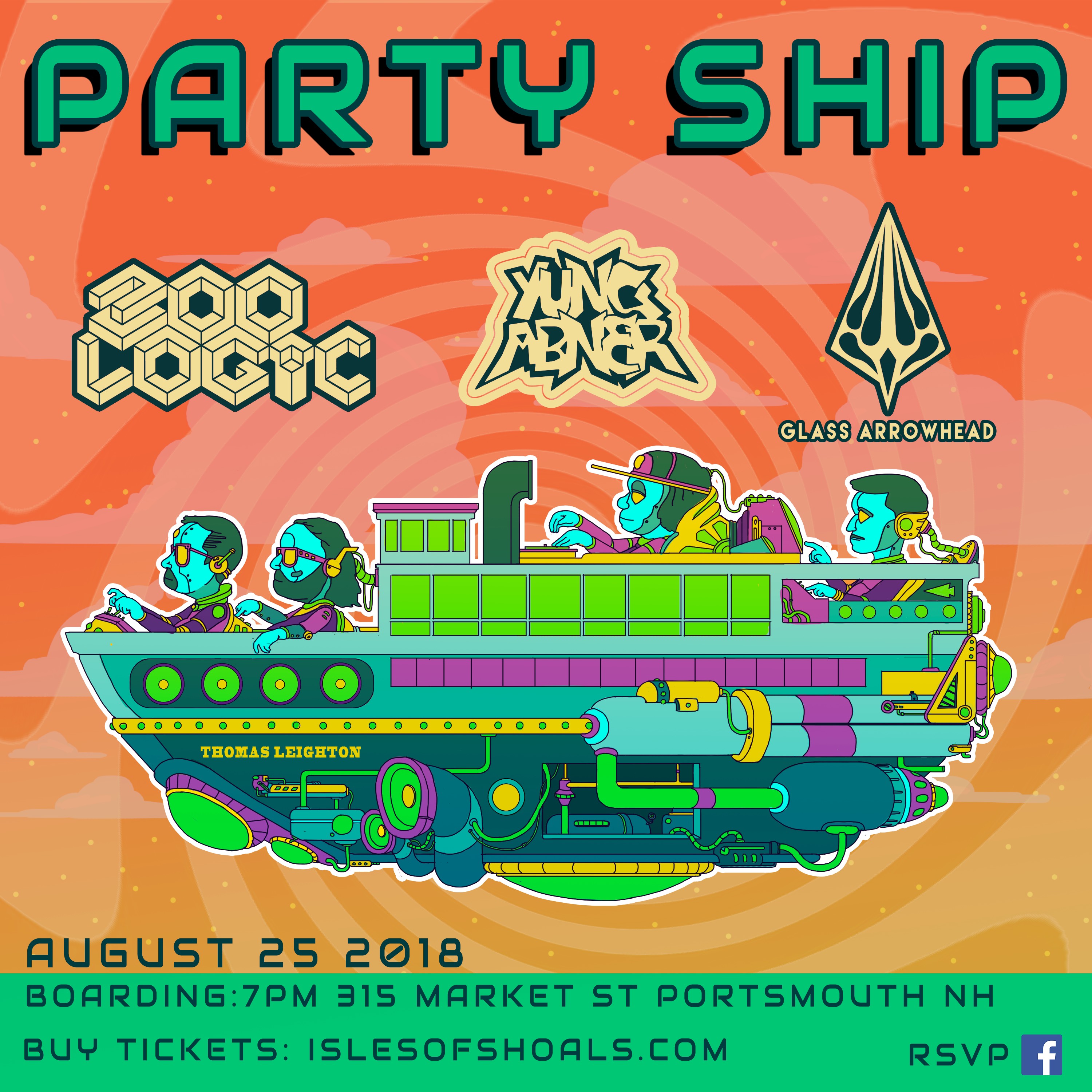 Party Ship w/ Zoo Logic, Yung Abner and Glass Arrowhead Party Ship w/ Zoo Logic, Yung Abner and Glass Arrowhead Image